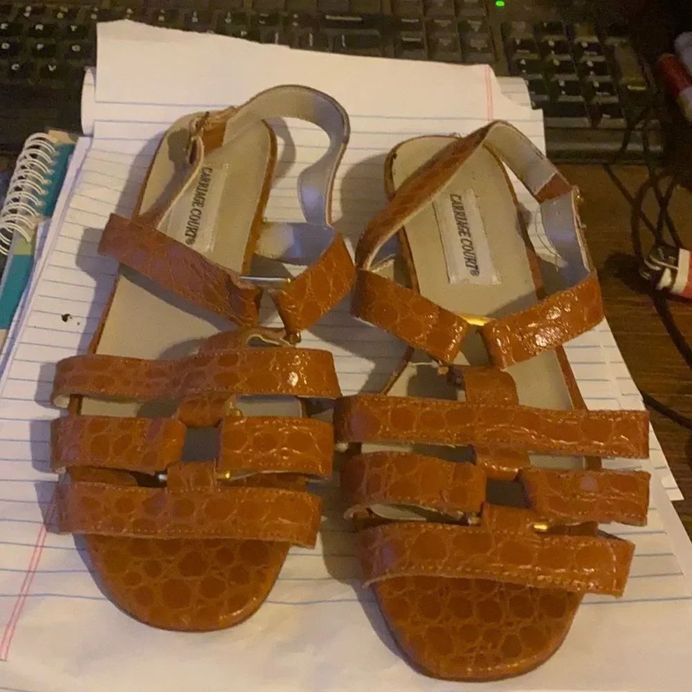 Cognac Sandals sz. 7.5 M